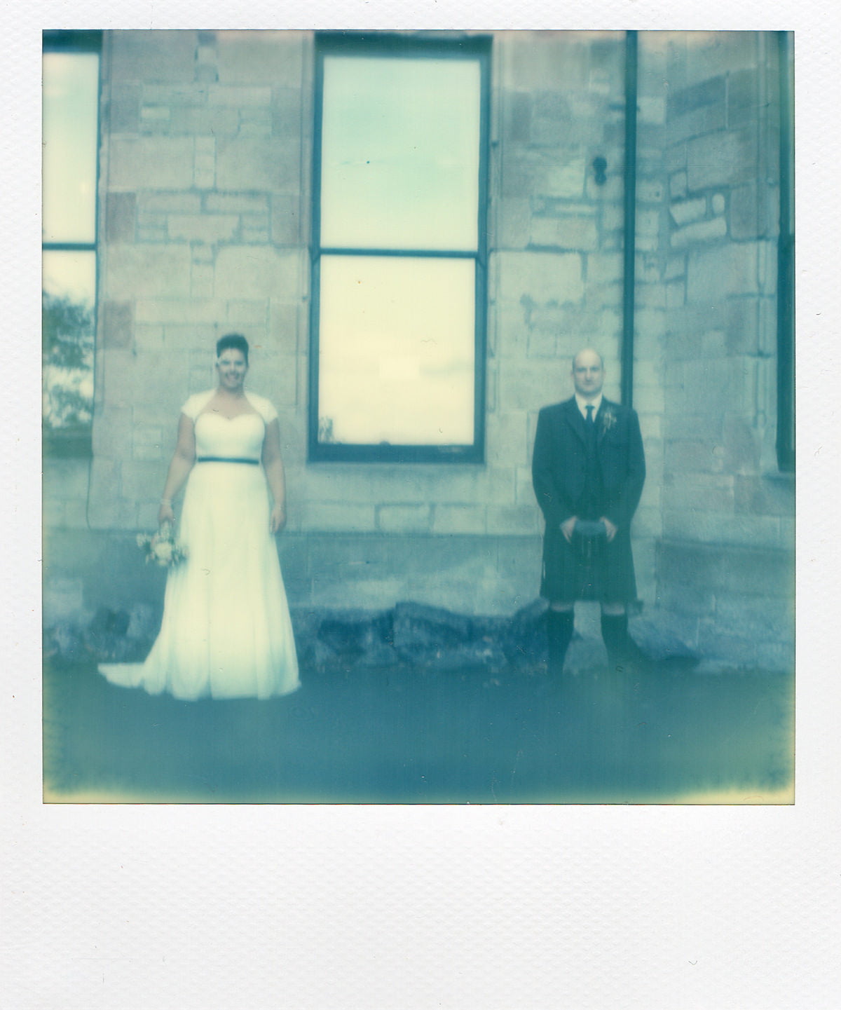 polaroid stirling wedding photography