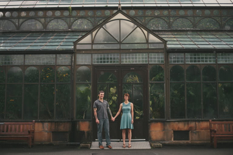 Botanic Gardens Glasgow Pre-Wedding; Perry + Benji ♥