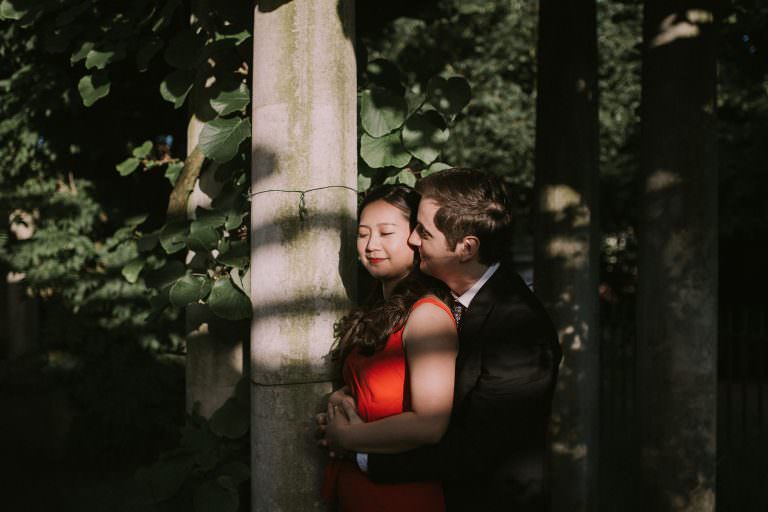 Max + Vicky / Hampstead Heath Hill Garden & Pergola Pre-Wedding