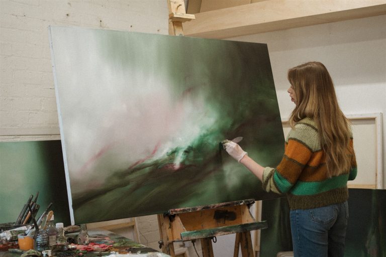 Ellis O’Connor in the Studio