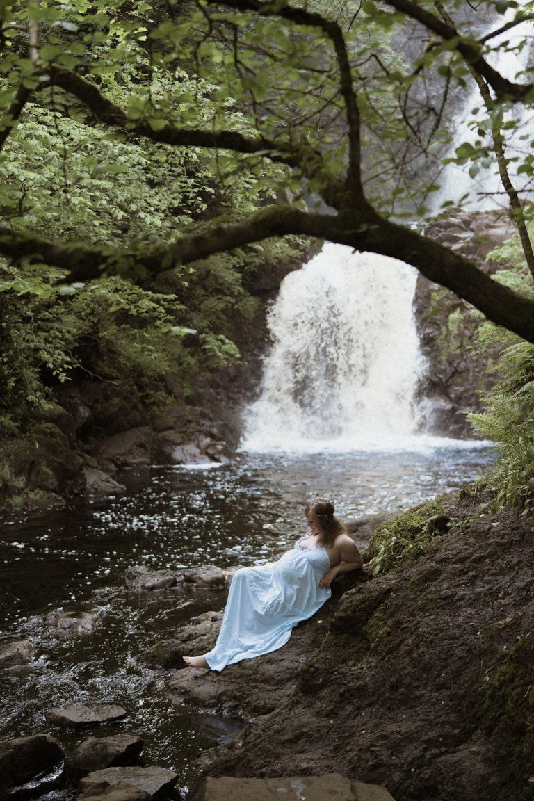 Waterfall Maternity Session / Isle of Skye